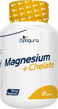 Magnesium+Chelate - Formule Ultra Dosée en Magnésium + Bisglycinate - 90 Gélules