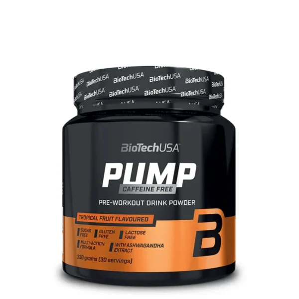 PUMP PRE-WORKOUT – CAFFEINE FREE – BIOTECH USA